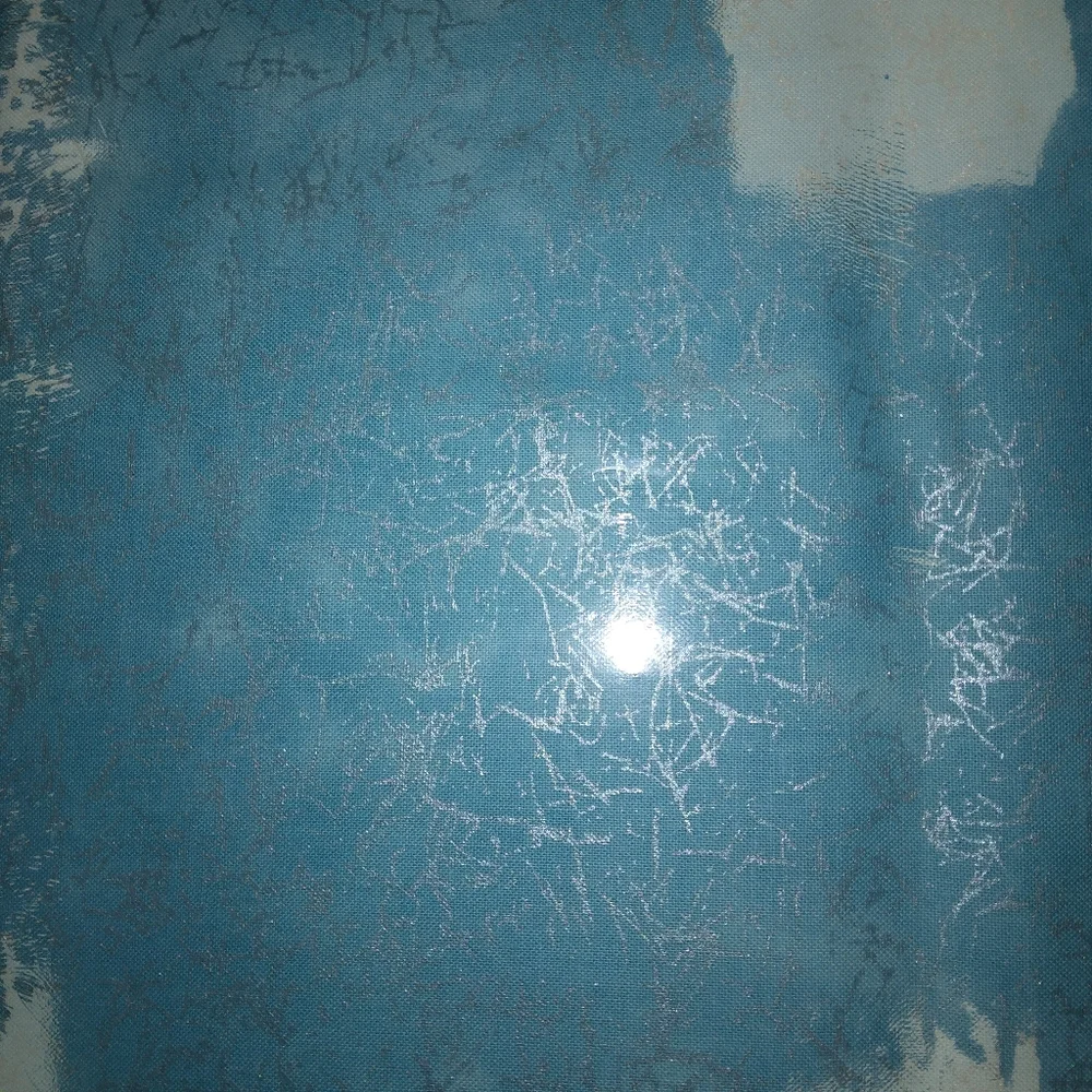 FABRIC Keepsake Perlescent Scratch Texture Blue, 100% Cotton, 8yd Bolt